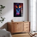 Tablou decorativ, Hhlzvh012, 30 x 40 cm, Multicolor