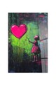 Tablou decorativ, Hhlneon0036, 70 x 100 cm, Multicolor