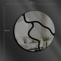 Oglinda decorativa, Ozgl507, Partea de jos: 100% EVA (Grosime: 10 mm), Afumat