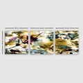 Tablou decorativ (3 Pieces), P216207, Lemn (Grosime: 3 cm, Multicolor