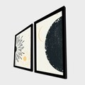 Tablou decorativ (2 Pieces), 2p3752softct-014, Înrămat: 100% LEMN (Grosime: 22 mm, Multicolor