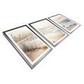 Tablou decorativ (3 Pieces), 3Pantct-021, Lemn (Grosime: 1,9 cm, Multicolor