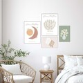 Tablou decorativ MDF (4 Pieces), Mdf, Imprimare digitala, Multicolor