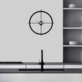 Ceas de perete, Simple, Dimensiune: 49 x 49 cm, Negru