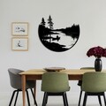 Decoratiune de perete, Solo, Dimensiune: 54 x 60 cm, Negru