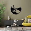 Decoratiune de perete, Solo, Dimensiune: 54 x 60 cm, Negru