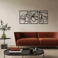 Decoratiune de perete, Erbas-1, (Grosime: 1,5 mm), Negru