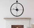 Ceas de perete, Mclock-00106, Lățime: 58 cm Înălțime: 68 cm Adâncime: 7 cm, Negru