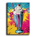 Tablou decorativ, BSRPOPC-010, Lemn (Grosime: 2,8 cm, Multicolor
