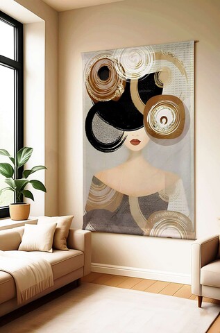 Tablou decorativ, Polybaby 38, Lățime: 100 cm Înălțime: 140 cm, Multicolor