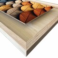 Tablou decorativ, Ahsakca, Fundal: 100% MDF de arțar (Grosime: 2,7 mm) Vopsea: 100% MDF (Grosime: 5 mm, Multicolor