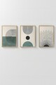 Tablou decorativ (3 Pieces), Artsycllct34, MDF, Multicolor