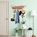 Cuier de perete, Irene, Dimensiune: 60 x 23,5 cm, Multicolor