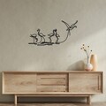 Decoratiune de perete, Flamingo 316 S, 10 x 15 cm, Negru