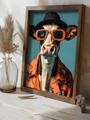 Tablou decorativ, GE142-L, Lemn, Multicolor