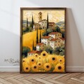 Tablou decorativ, GE172-L, Lemn, Multicolor