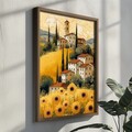 Tablou decorativ, GE172-L, Lemn, Multicolor
