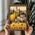 Tablou decorativ, GE172-L, Lemn, Multicolor