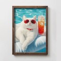 Tablou decorativ, TUN017-L, Lemn, Multicolor