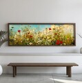 Tablou decorativ, EMR005, Lemn, Multicolor