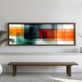 Tablou decorativ, EMR033, Lemn, Multicolor