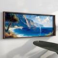 Tablou decorativ, EMR055, Lemn, Multicolor