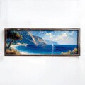 Tablou decorativ, EMR055, Lemn, Multicolor