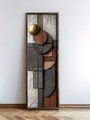 Tablou decorativ, EMR080, Lemn, Multicolor