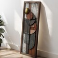 Tablou decorativ, EMR080, Lemn, Multicolor