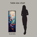 Tablou decorativ, EMR095, Lemn, Multicolor