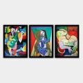 Tablou decorativ (3 Pieces), 3SC_UNPP13_5575, Polistiren (Grosime: 2 cm, Multicolor