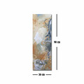 Tablou decorativ, 3090ABSC, Lemn (Grosime: 2,8 cm, Multicolor