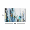 Tablou decorativ, 4570ABSC, Lemn (Grosime: 2,8 cm, Multicolor