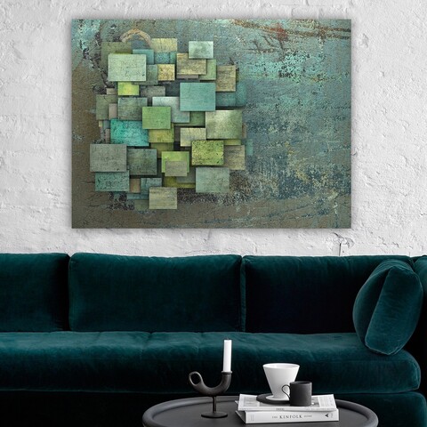 Tablou decorativ, 208523767_70100, Lemn (Grosime: 3 cm, Multicolor