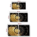 Tablou decorativ (2 Pieces), ASR_CNV2-3 50x50, Lemn, Multicolor