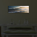 Tablou decorativ cu lumina LED, 3090İACT-69, 30 x 90 cm, Multicolor