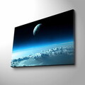 Tablou decorativ cu lumina LED, NASA-037, Dimensiune: 45 x 70 cm, Multicolor