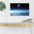 Tablou decorativ cu lumina LED, NASA-037, Dimensiune: 45 x 70 cm, Multicolor