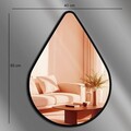 Oglinda decorativa, Ozgl516, Partea de jos: 100% EVA (Grosime: 10 mm, Auriu roz
