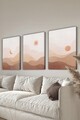 Set 3 tablouri decorative, 3Cnvs10, 50 x 70 cm, 3 piese, Multicolor