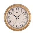 Ceas de perete decorativ, Alfa, Dimensiune: 31 x 31 cm, Auriu