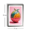 Tablou decorativ, 3752Antct-015, Cadru: 100% LEMN (Grosime: 1,9 cm), Multicolor