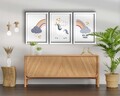 Tablou decorativ (3 Pieces), 3p3752softct-017, Înrămat: 100% LEMN (Grosime: 22 mm, Multicolor