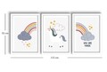 Tablou decorativ (3 Pieces), 3p3752softct-017, Înrămat: 100% LEMN (Grosime: 22 mm, Multicolor