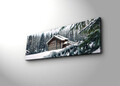 Tablou decorativ cu lumina LED, 3090DACT-34, 30 x 90 cm, Multicolor