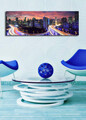 Tablou decorativ cu lumina LED, 3090İACT-25, 30 x 90 cm, Multicolor