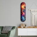 Tablou decorativ, Colorful Space v2, Dimensiune: 20 x 80 cm, Multicolor