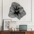 Ceas de perete, Aprire, (Grosime: 1,5 mm), Negru