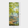 Tablou decorativ, DKY21193655400_3080, 30 x 80 cm, Multicolor