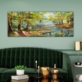 Tablou decorativ, YTY1193655400_3080, 30 x 80 cm, Multicolor